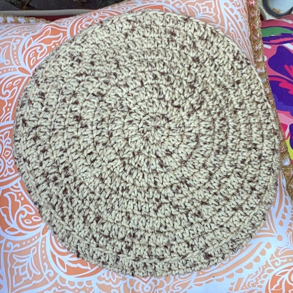 NEW | ✋HANDCRAFTED ❤️ Crocheted 🧶 Bobble Stitch Sweater & Matching Beret - Picture 11 of 11